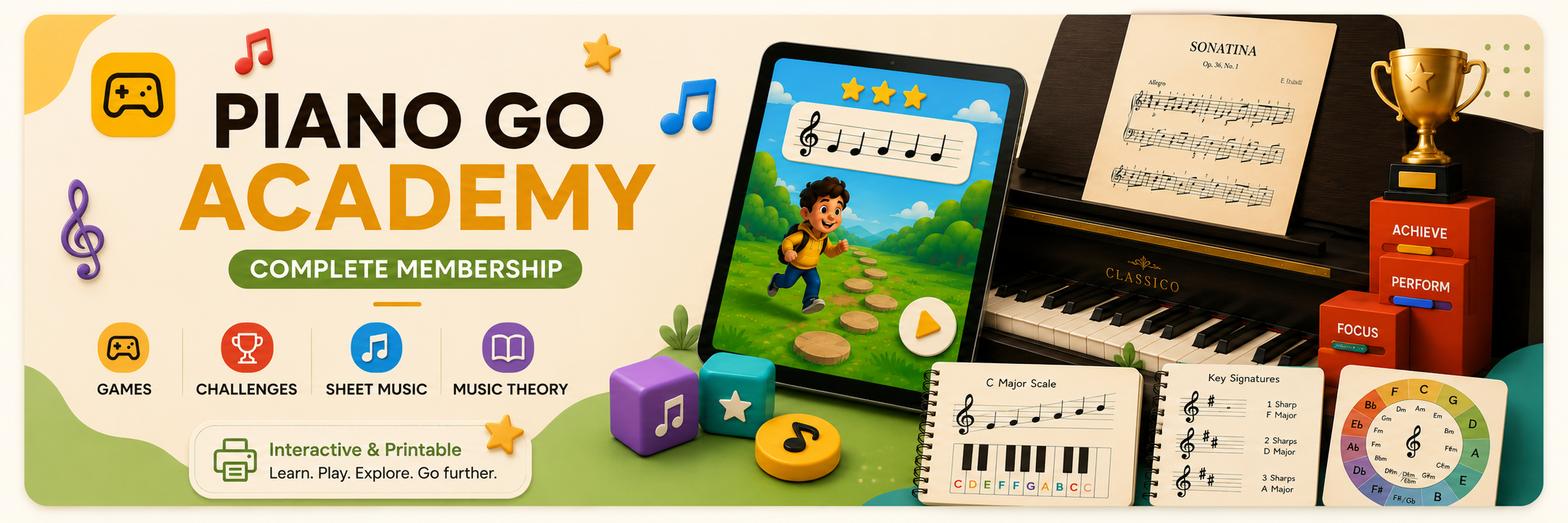Piano GO Academy Complete Membership